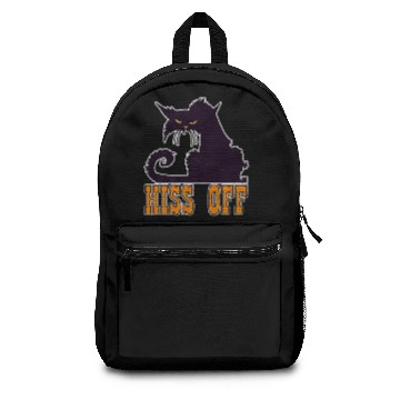 Discover "HISS OFF" Funny Cat For Cat Lovers Backpacks