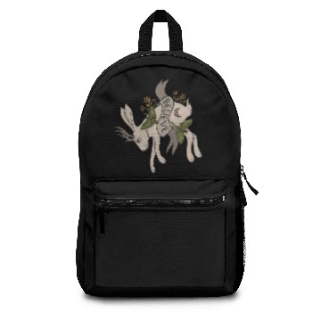 Discover Believe - Jackalope & Luna Moth Art Backpacks