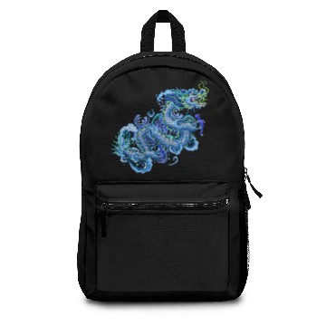 Discover Large Blue Dragon Backpacks