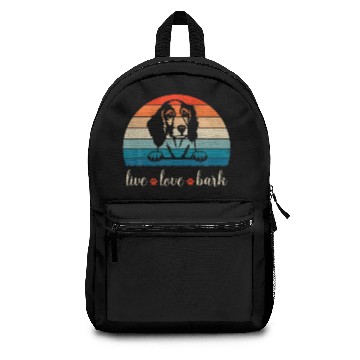 Discover Live Love Bark Spaniel Welsh Springer Backpacks