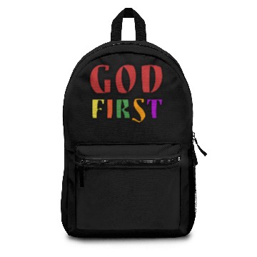 Discover God First Women's V-Neck Backpacks