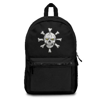 Discover Angry Skull With Many Crossbones Backpacks
