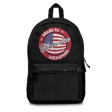 Discover Made in Memphis Tennessee USA Flag Backpacks