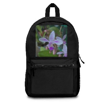 Discover Mini orchid up close Backpacks