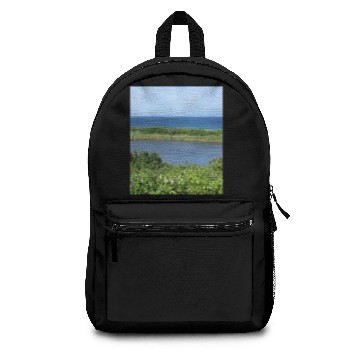 Discover Block Island Pond 1 Backpacks