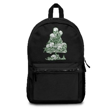 Discover skull ugly christmas tree skeleton gothic Backpacks
