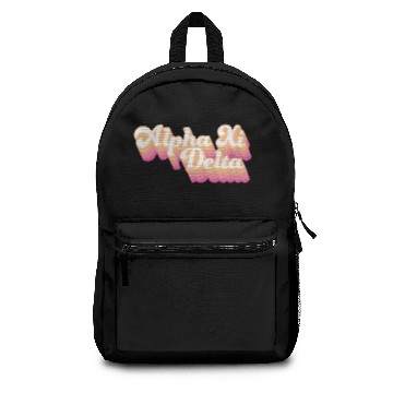 Discover Alpha Xi Delta | Groovy Script Backpacks