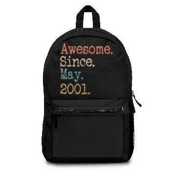 Discover Awesome Since May 2001 21St Birthday Funny Backpacks