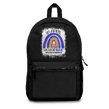 Discover Paraprofessional Wear Blue For Autism Awareness Bl Backpacks