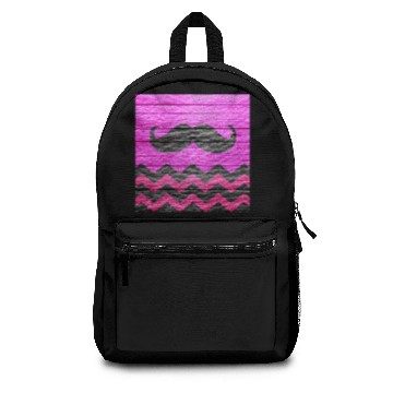 Discover Mustache Chevron Modern Wood Backpacks