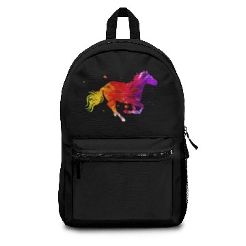 Discover Colorful Horse Sleeveless Backpacks