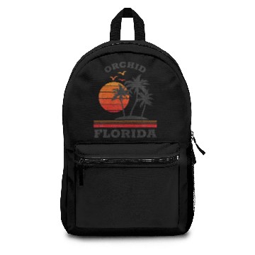 Discover Orchid Florida Retro Souvenir Gift Backpacks