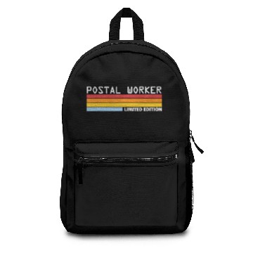 Discover Retro Vintage Don't Mess With Postal Worker Post O Backpacks