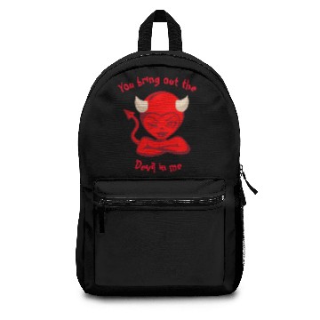 Discover Fun Red Female Devil Backpacks