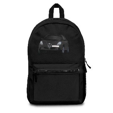Discover Alfa Romeo Giulietta - black car Backpacks