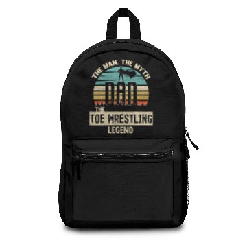 Discover Man Myth Legend Dad Toe Wrestling Backpacks