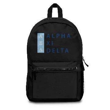 Discover Alpha Xi Delta Stacked Sweat Backpacks