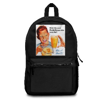 Discover DRINK ORANGE JUICE Backpacks
