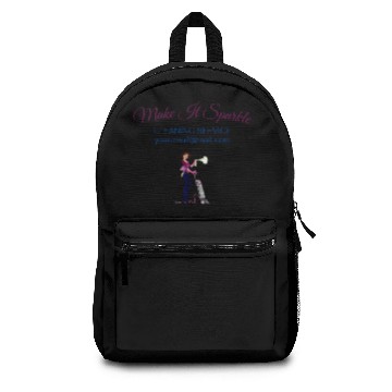 Discover Cute Sparkle Cartoon Maid Cleaning Services Backpacks