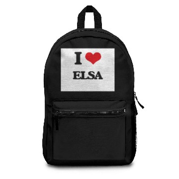 Discover I Love Elsa Backpacks