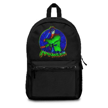 Discover Halloween Horror Mask Zombie Murderer Slasher T-Sh Backpacks