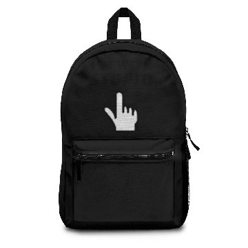 Discover im with stupid t Backpacks