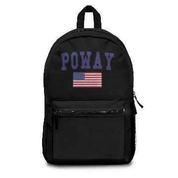 Discover Poway US Flag Backpacks