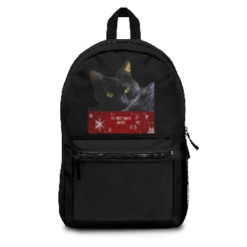 Discover Black Cat Christmas 20XX Backpacks