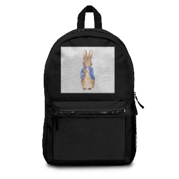 Discover Peter Rabbit Gray Linen Background Backpacks