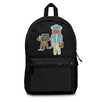Discover Sock Monkey Writer Backpacks
