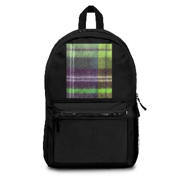 Discover neon green plaid flannel Backpacks