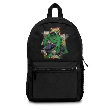 Discover Hulk Retro Comic Graphic Backpacks