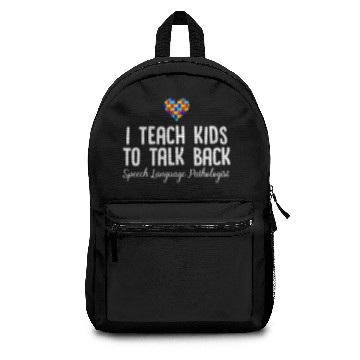 Discover Speech Pathology Therapy Talk Autism Awareness Mon Backpacks