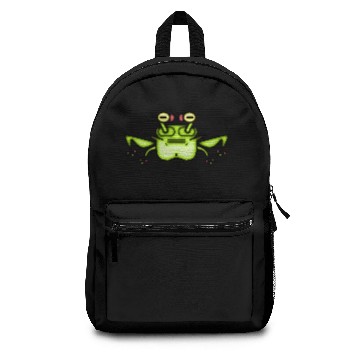 Discover Grumpy odd frog toad v2 Backpacks