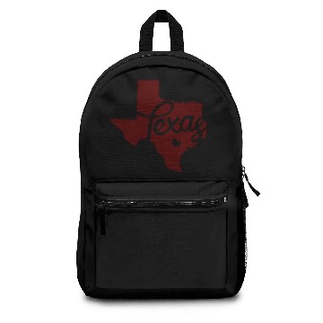 Discover Maroon Texas Heart Backpacks