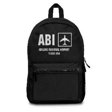Discover Abilene Texas  Airport Code Backpacks