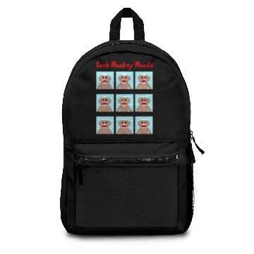 Discover Sock Monkey Moods Backpacks
