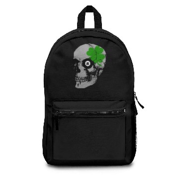 Discover Skull Clover 8 Ball Feeling Lucky Backpacks