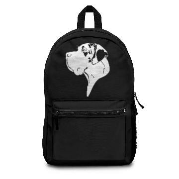 Discover Great Dane Big Head merle Backpacks