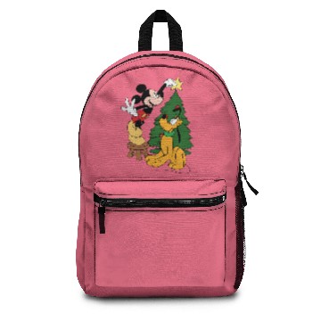 Discover Mickey Mouse And Pluto Christmas Tree Backpacks,Christmas Disney Backpacks,Pluto Backpacks,Mickey Mouse Backpacks