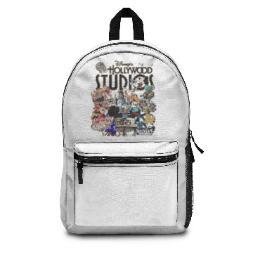 Discover Vintage Disney Hollywood Studios  Color Backpacks, Hollywood Studios Unisex Backpacks