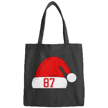 Discover Tayl0r Swift Travis Kelce Christmas Game Santa Hat Bags