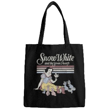 Discover Disney Snow White Critters  Stripe Graphic Bags
