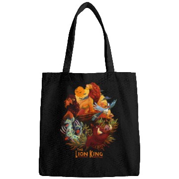 Discover Disney Lion King Main Cast Poster Graphic Bags