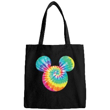Discover Disney Mickey Mouse Icon Rainbow Tie-Dye Short Sleeve Bags