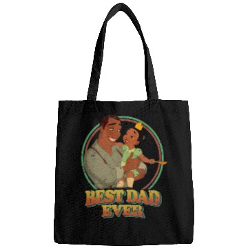 Discover Retro James And Tiana Best Dad Ever Disney Bags