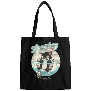 Discover Disney Pinocchio Naughty Kitty Figaro & Cleo Retro Big Logo Bags