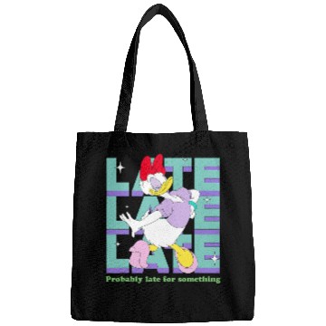 Discover Disney Daisy Duck Probably Late for Something Funny Bags
