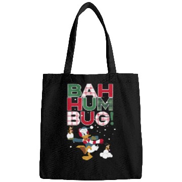 Discover Donald Duck Chip N Dale Bah Humbug Bags, Funny Disney Christmas Bags