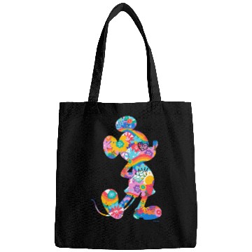 Discover Disney Mickey Mouse Pride Pose Rainbow Icon Fill Doodles Bags